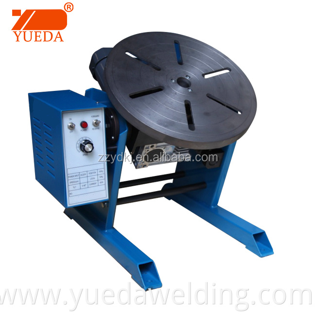 Yueda 30KG Automatic Welding Positioner Turntable for Rotation and Turning With Chuck and Holder